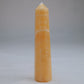Yellow Banded Calcite Point 57g side