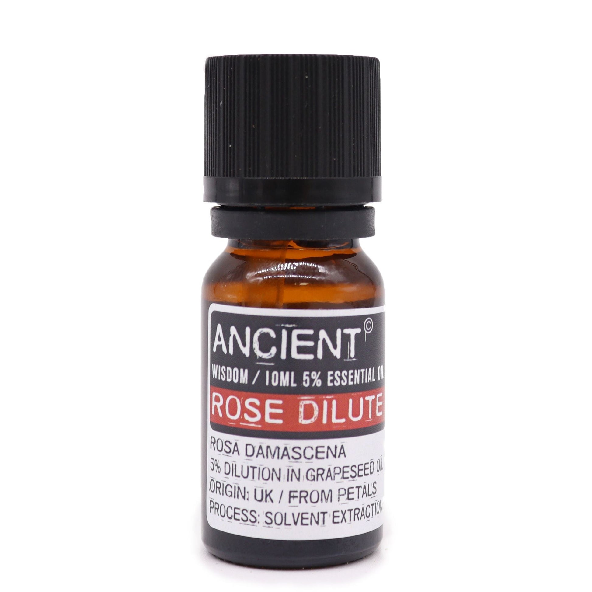 Polished 10 ml Rose Dilute Essential Oil featuring natural patterning and unique variations - Luna Panther