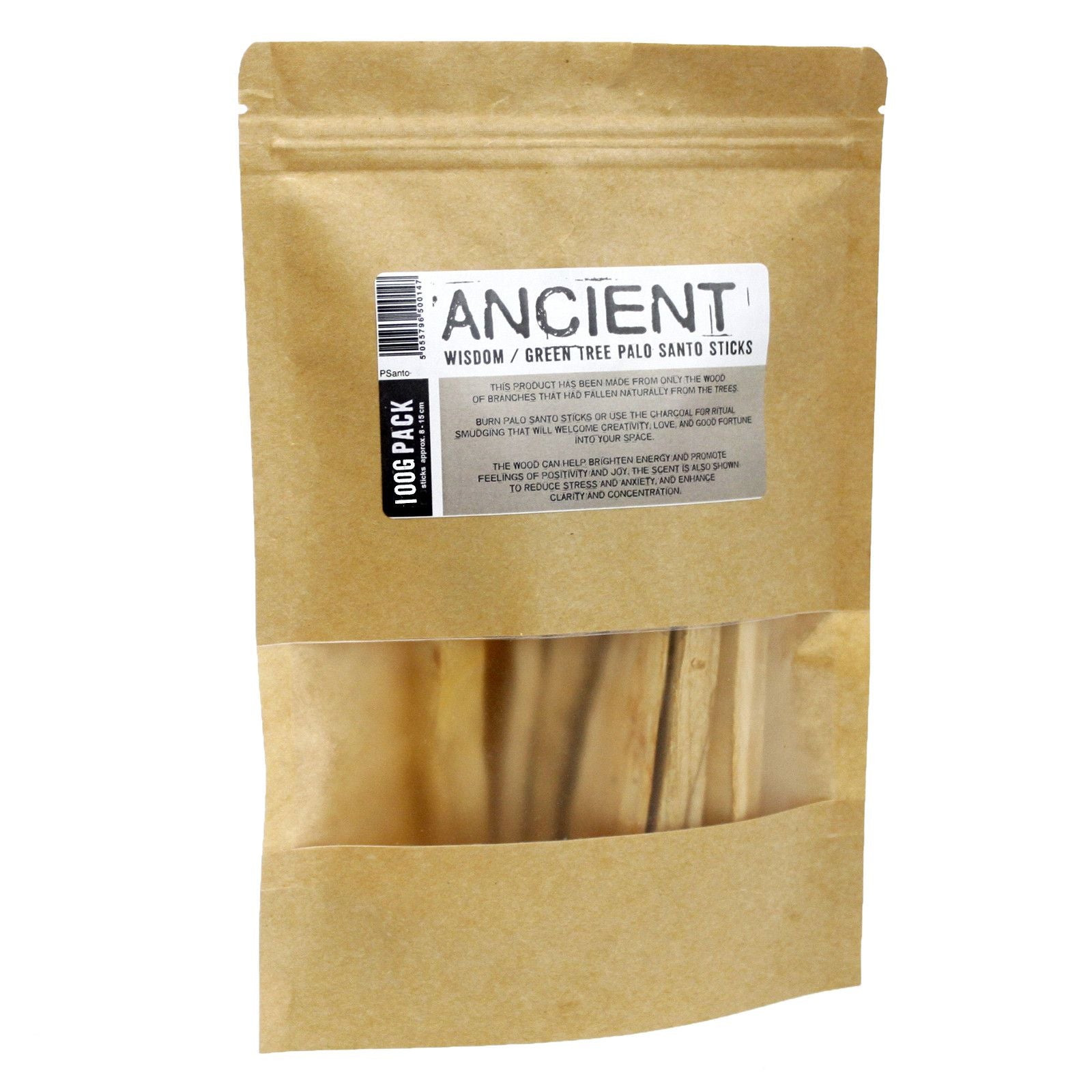 Polished 100g Green Tree Palo Santo Sticks 10-15 sticks featuring natural patterning and unique variations - Luna Panther