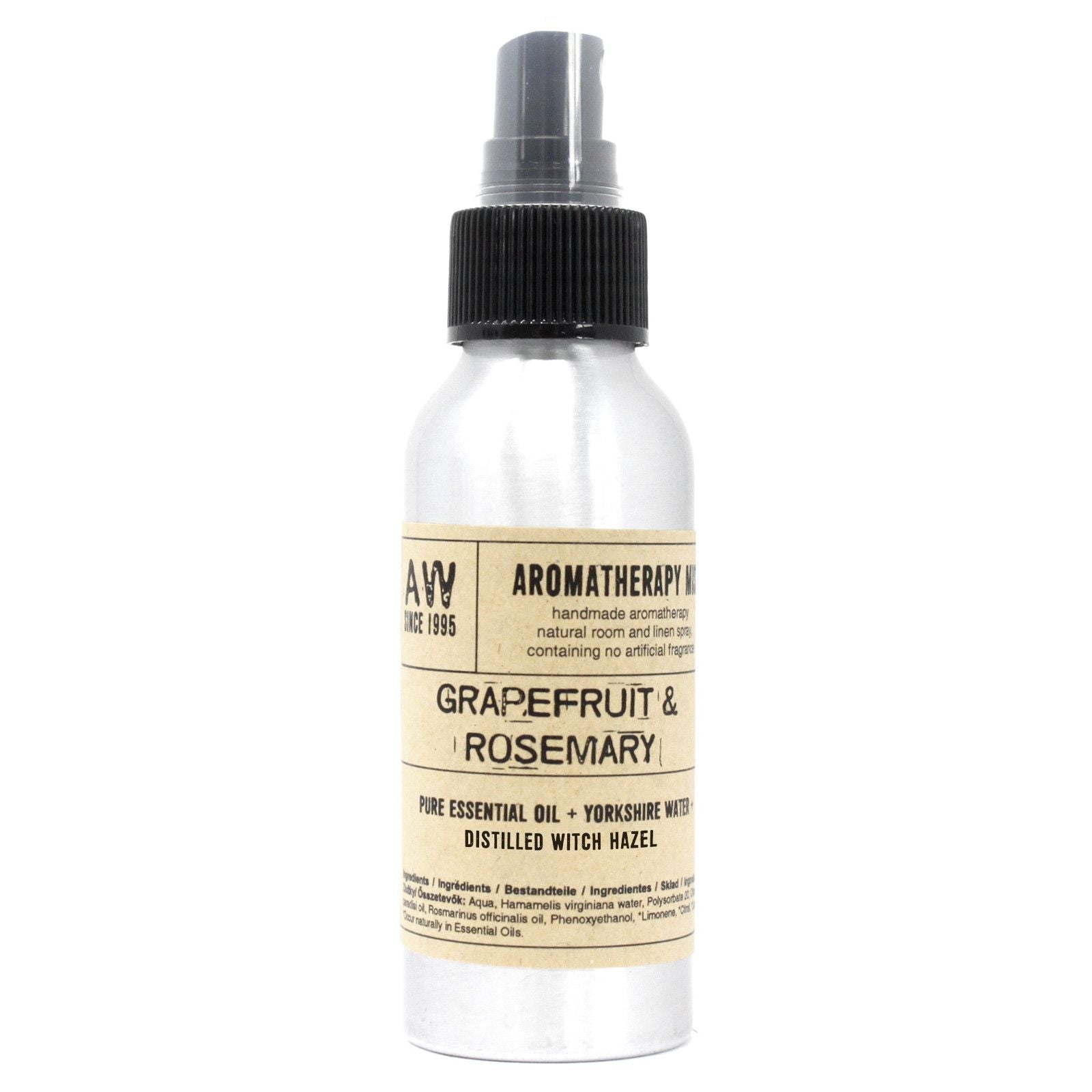 100ml Essential Oil Mist - Grapefruit and Rosemary - Luna Panther