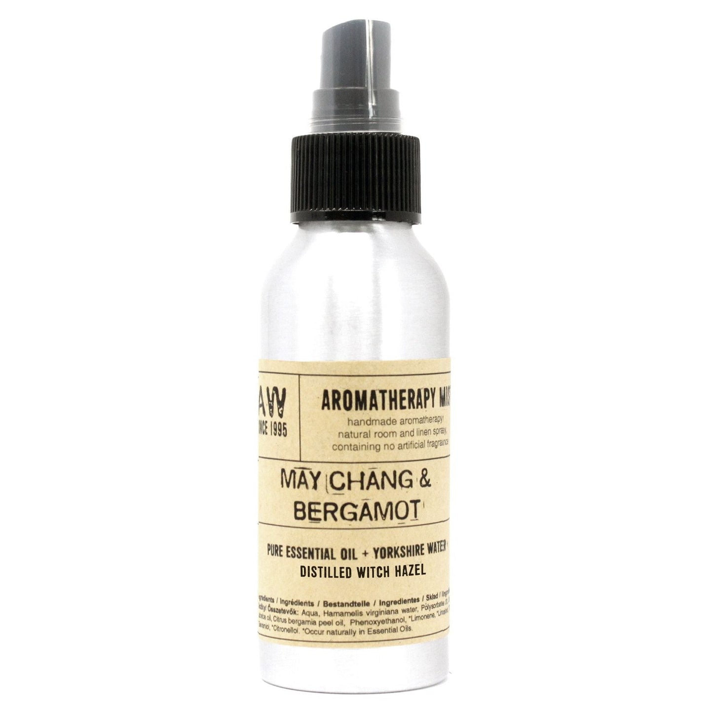 100ml Essential Oil Mist - May Chang & Bergamot - Luna Panther