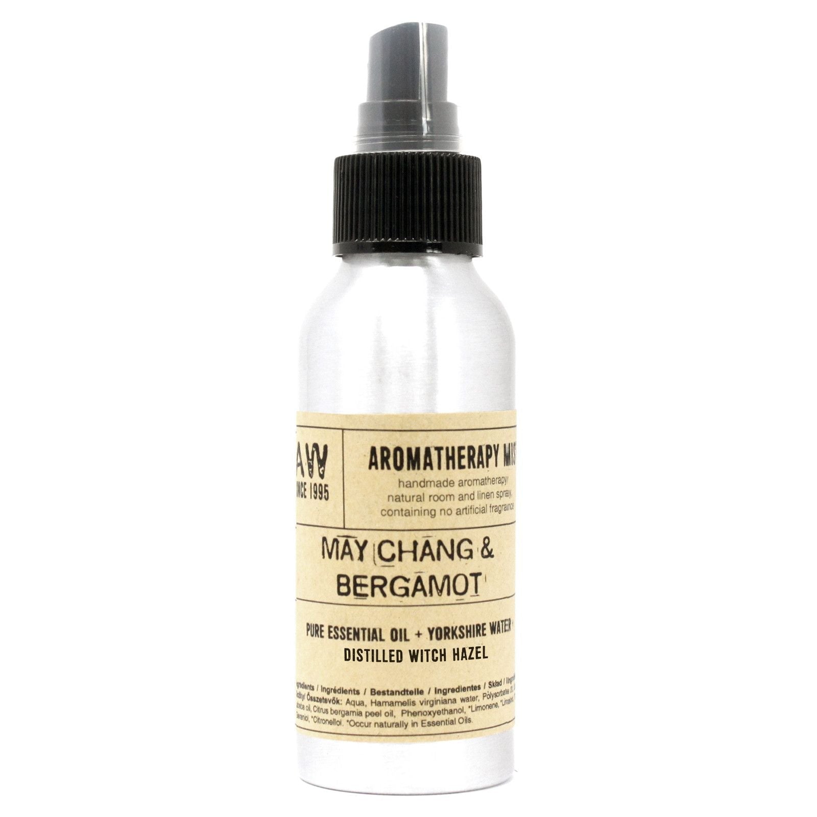 100ml Essential Oil Mist - May Chang & Bergamot - Luna Panther