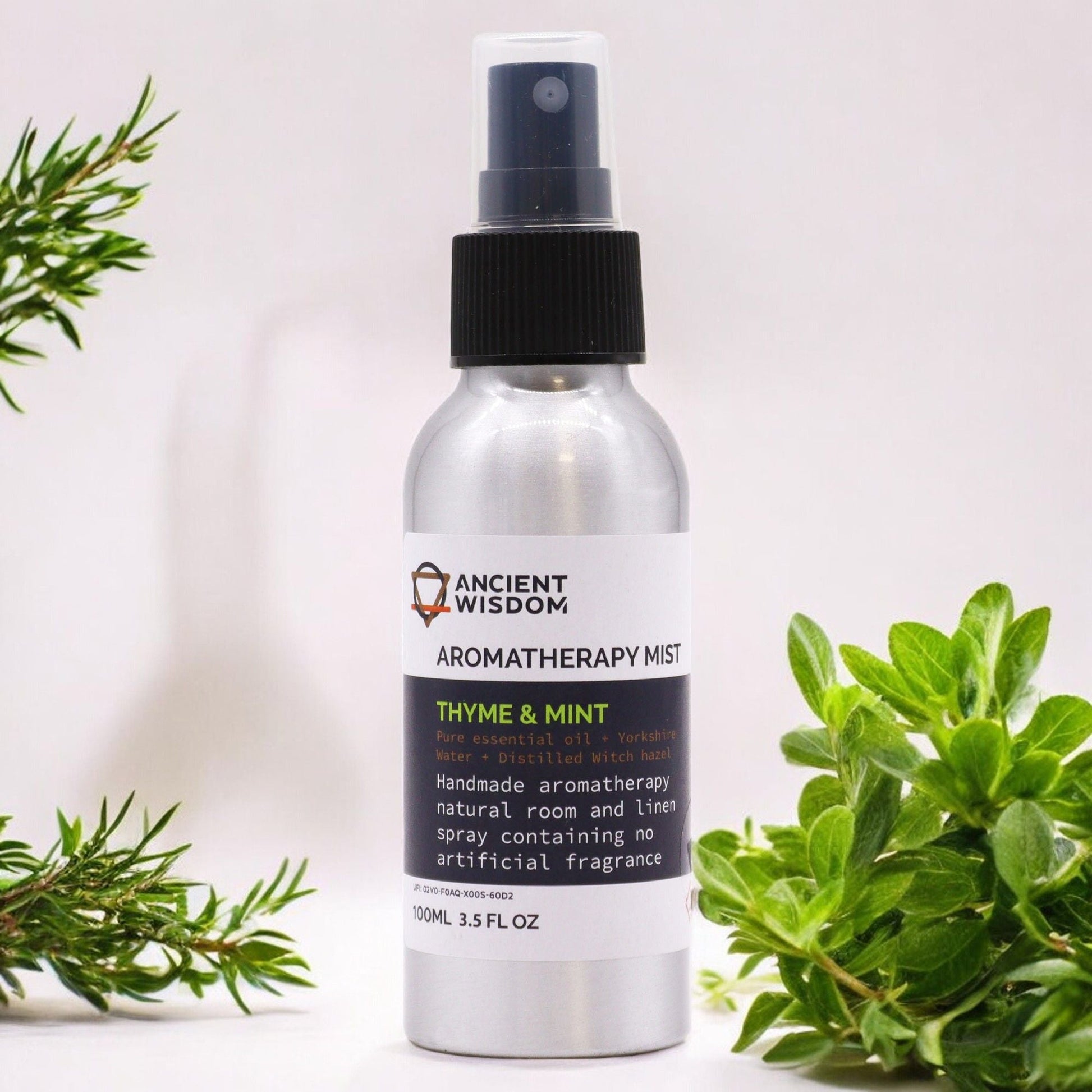 100ml Essential Oil Mist - Thyme & Mint - Luna Panther