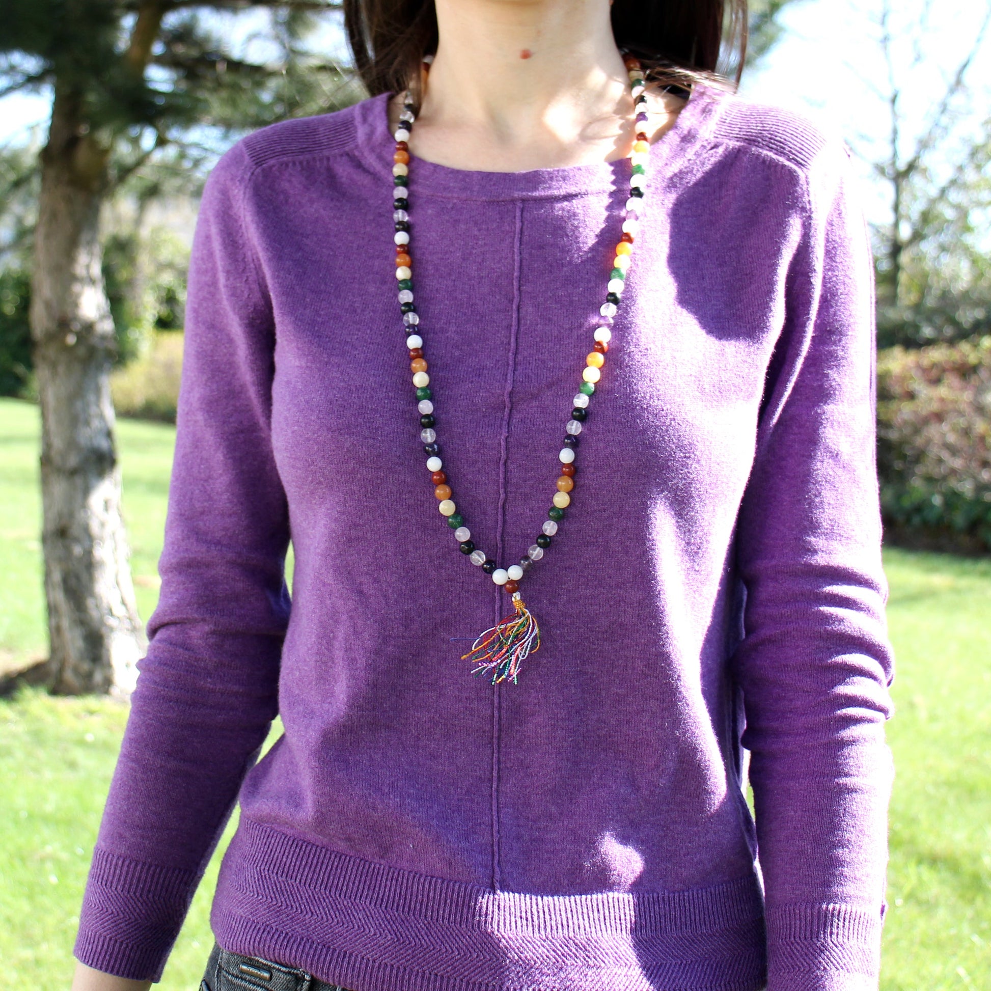 108 Bead Mala - 9 Planet Astro - Luna Panther