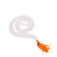 Polished 108 Bead Mala - Rock Crystal featuring natural patterning and unique variations - Luna Panther