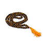 Polished 108 Bead Mala - Tiger Eye featuring natural patterning and unique variations - Luna Panther