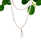 108 Bead Mala - White Quartz - Luna Panther