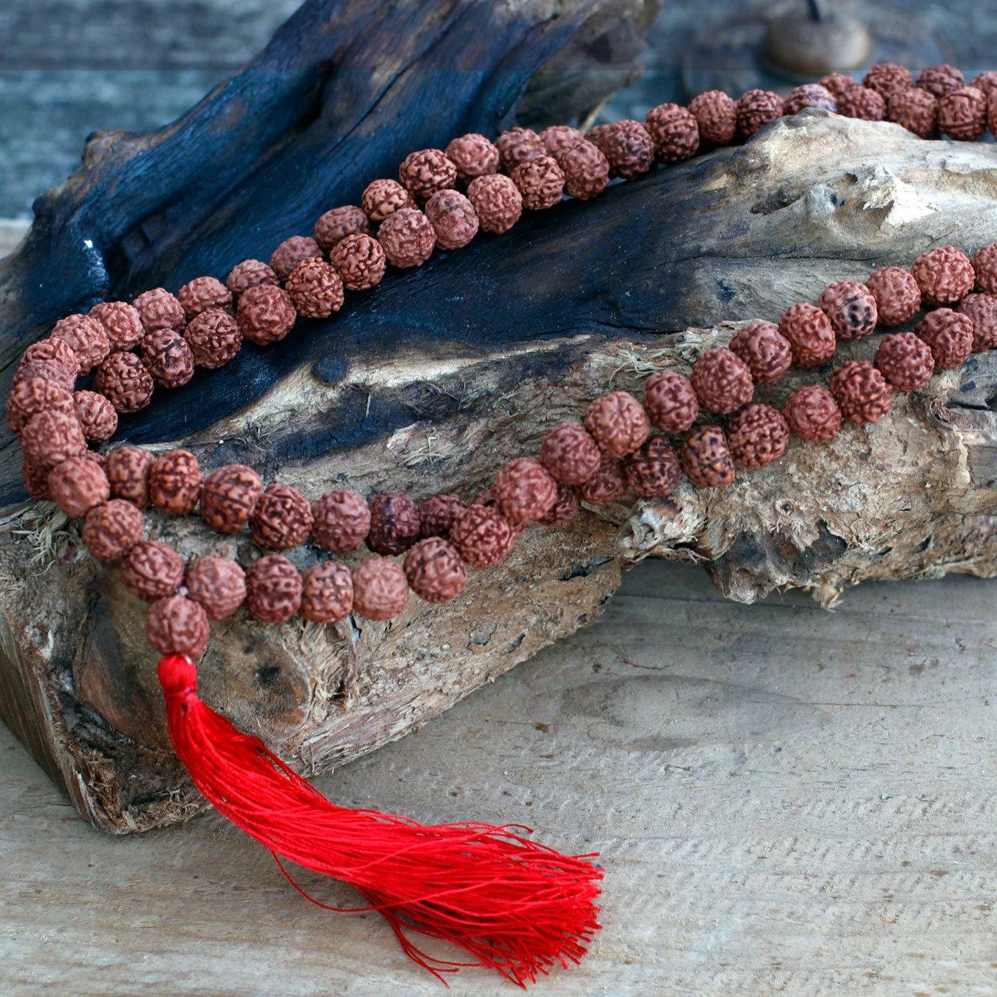 108 Rudraksha Mala - Brown - Luna Panther