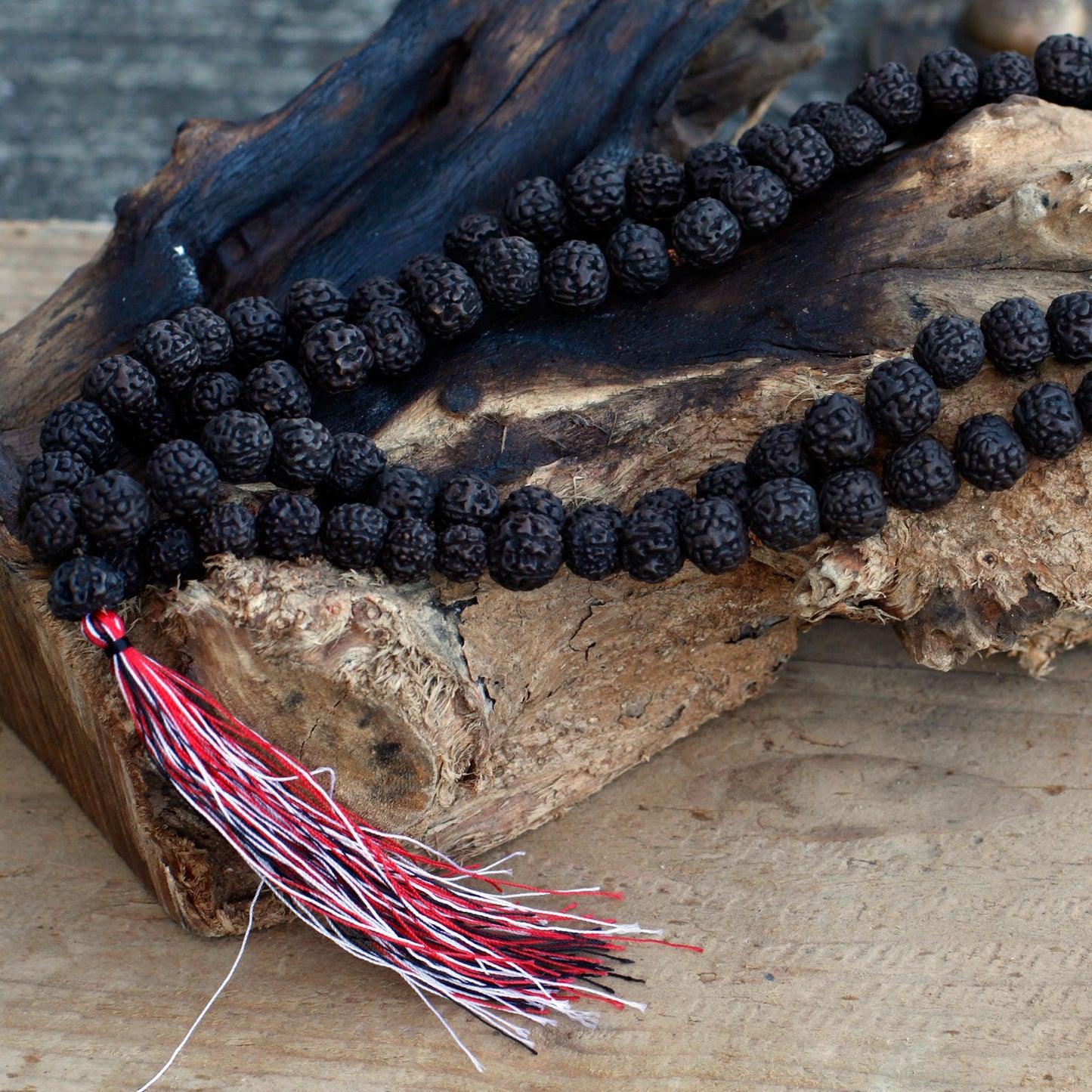 108 Rudraksha Mala - Dark - Luna Panther