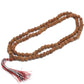 Polished 108 Rudraksha Mala - Natural featuring natural patterning and unique variations - Luna Panther