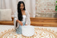 MEINL Sonic Energy White-Frosted Crystal Singing Bowl 12" - D4/Brow Chakra/432 Hz detail view 2 at Luna Panther