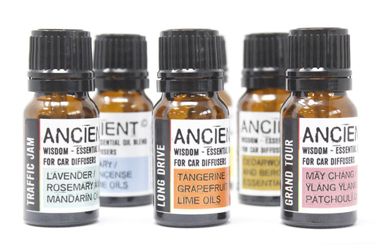10ml Aromatherapy Car Blend - Focus & Drive - Luna Panther