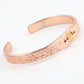 Copper Bracelet with Natural Citrine Crystal
