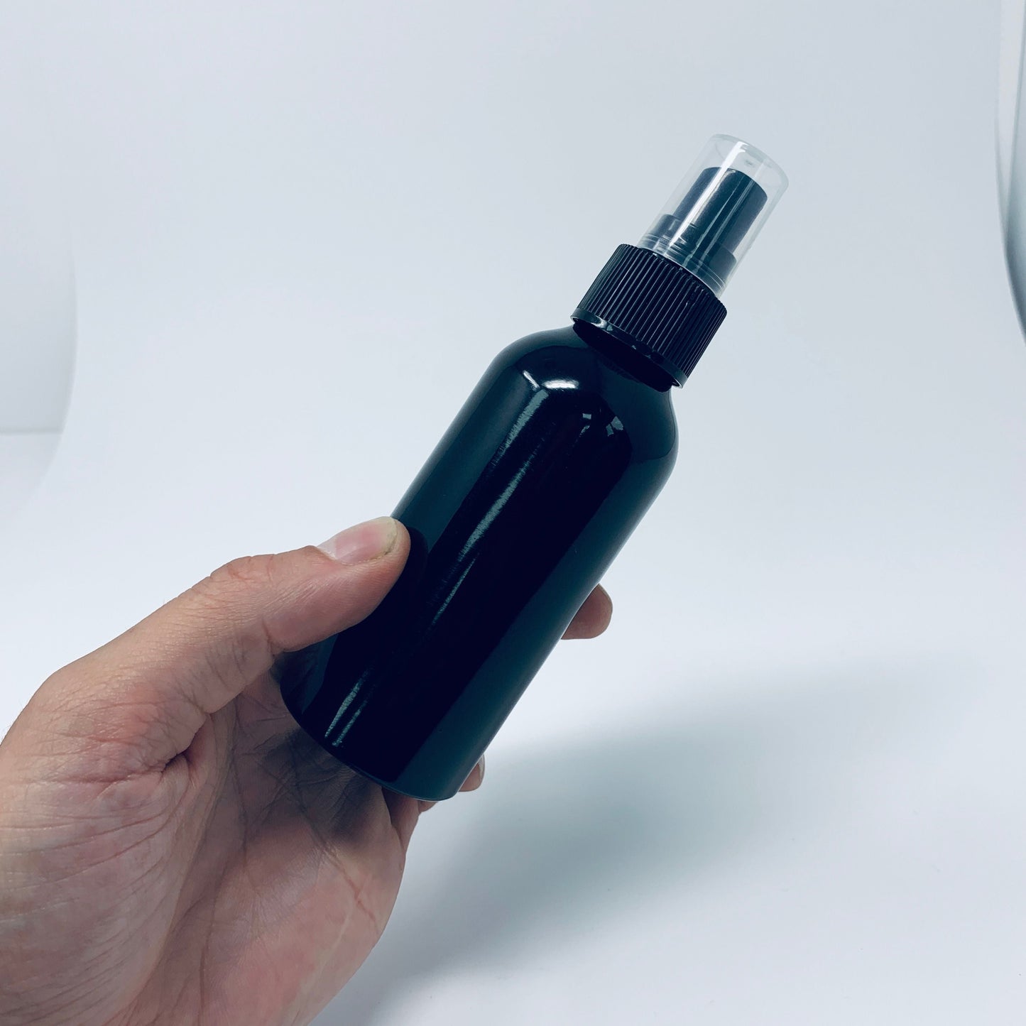 120ml Black Aluminium Bottle & spray cap - Luna Panther