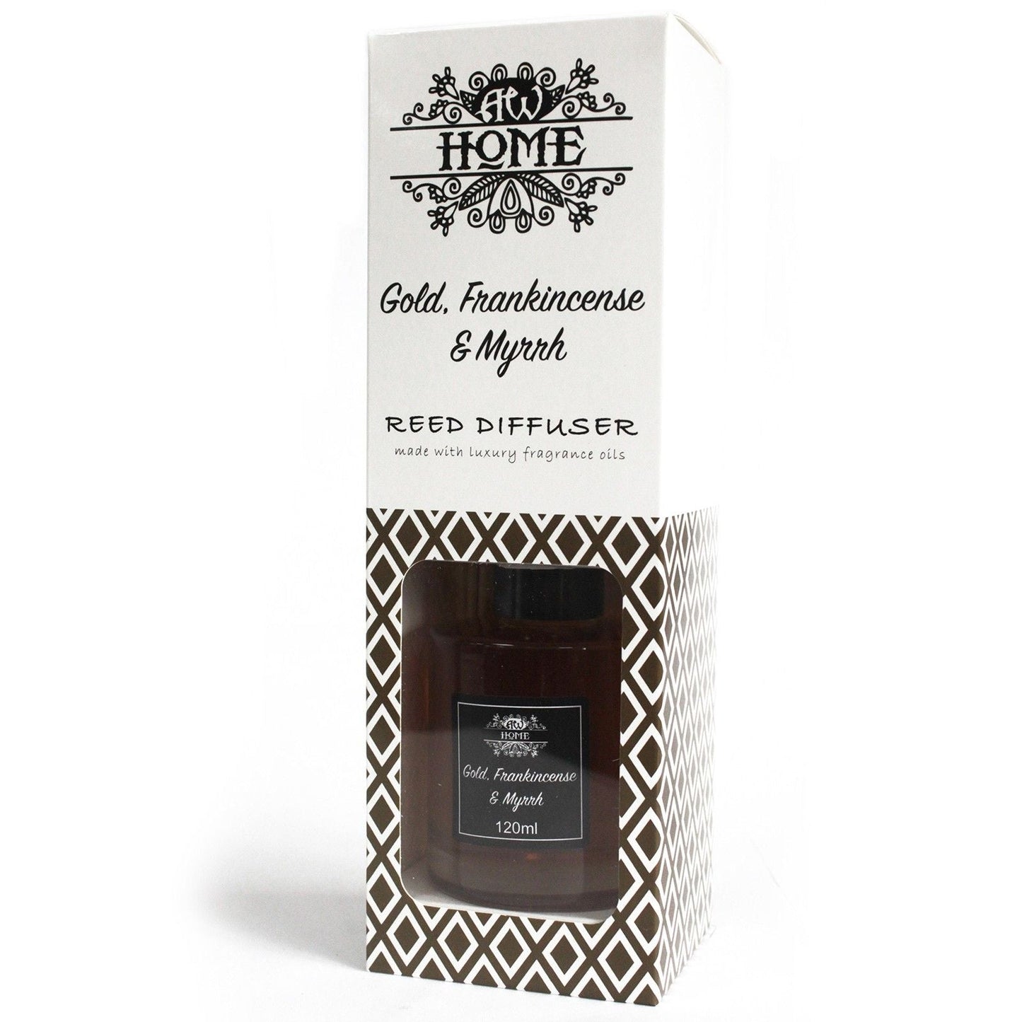 120ml Reed Diffuser - Gold, Frankincense & Myrrh - Luna Panther