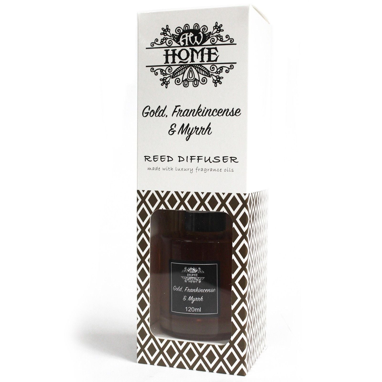 120ml Reed Diffuser - Gold, Frankincense & Myrrh - Luna Panther
