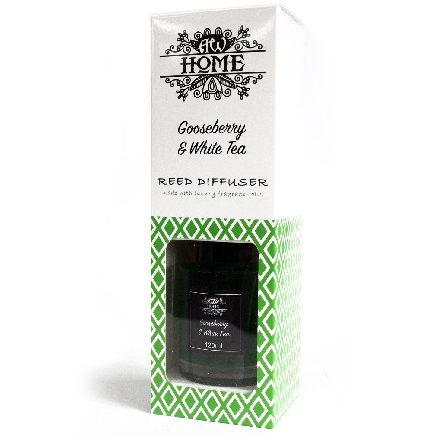 120ml Reed Diffuser - Gooseberry & White Tea - Luna Panther