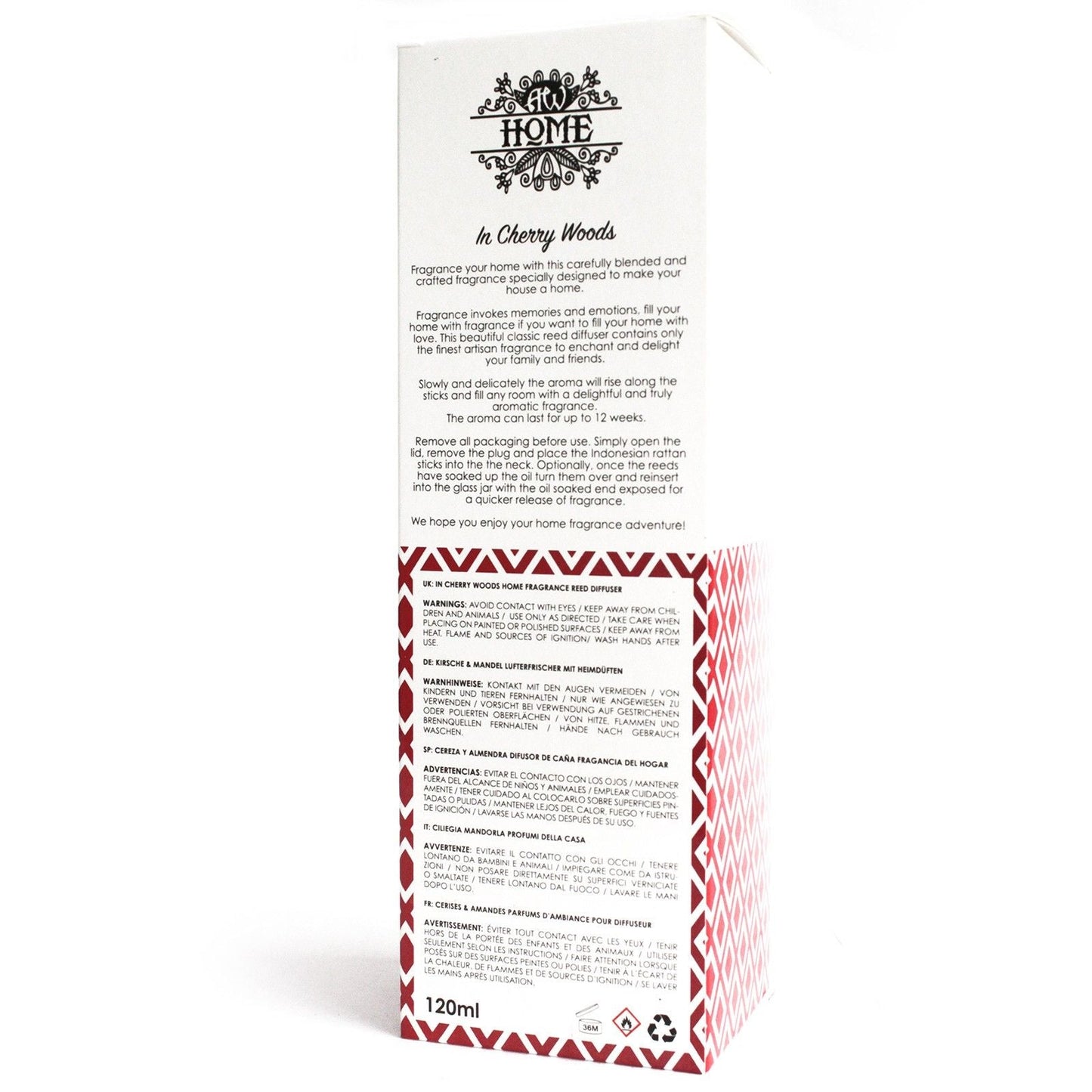 120ml Reed Diffuser - In Cherry Woods - Luna Panther