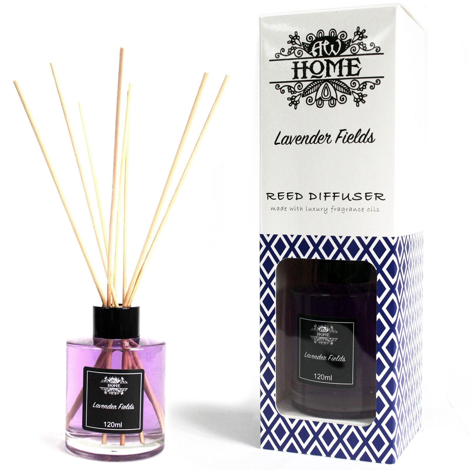 120ml Reed Diffuser - Lavender Fields - Luna Panther