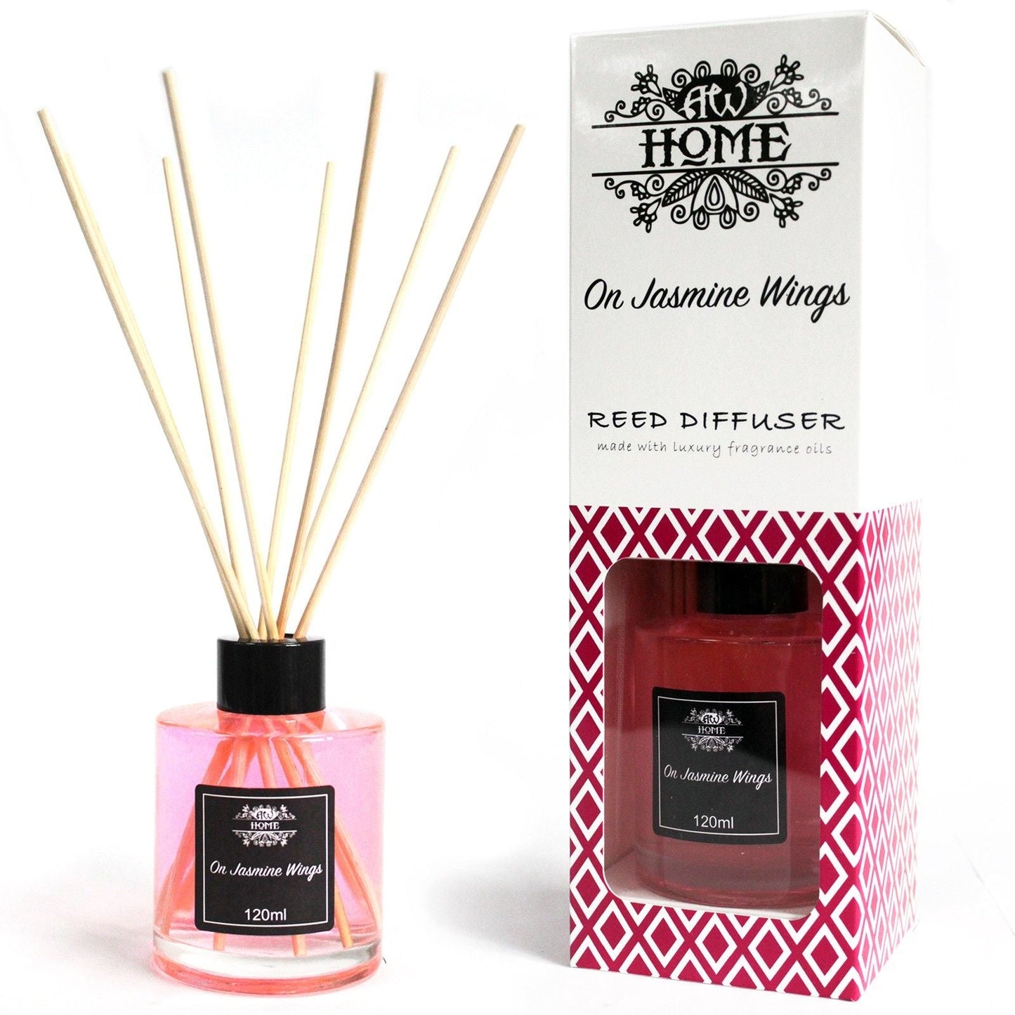120ml Reed Diffuser - On Jasmine Wings - Luna Panther