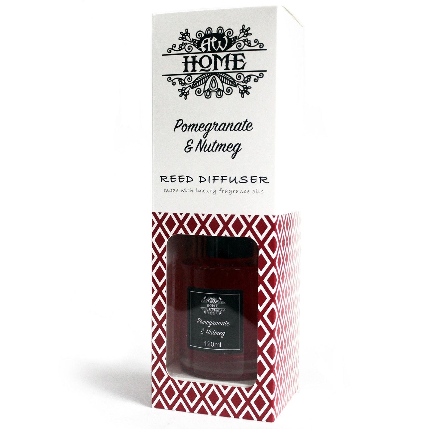 120ml Reed Diffuser - Pomegranate & Nutmeg - Luna Panther