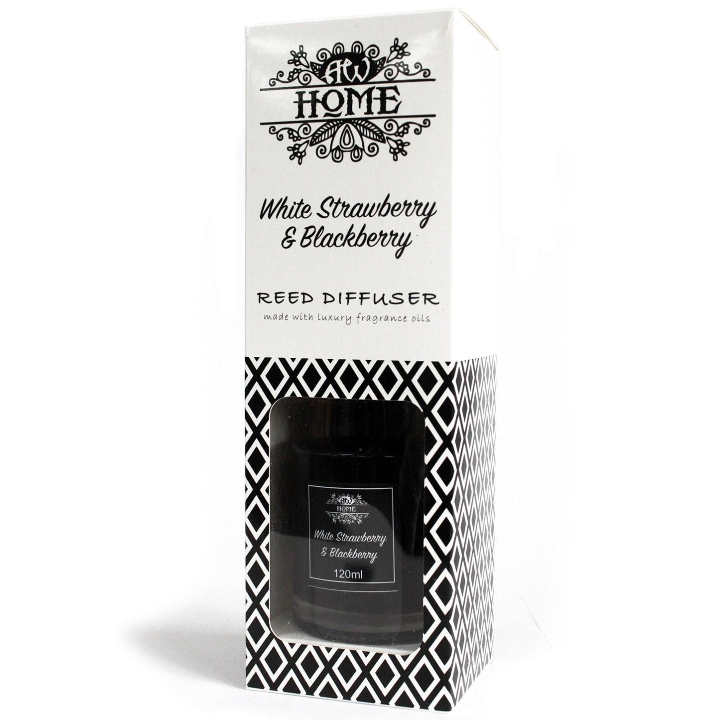 120ml Reed Diffuser - White Strawberry & Blackberry - Luna Panther