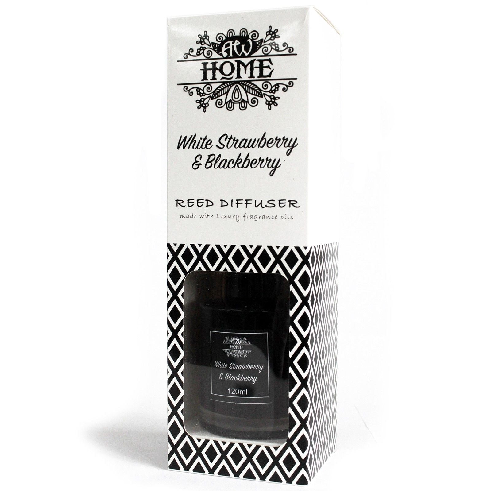 120ml Reed Diffuser - White Strawberry & Blackberry - Luna Panther