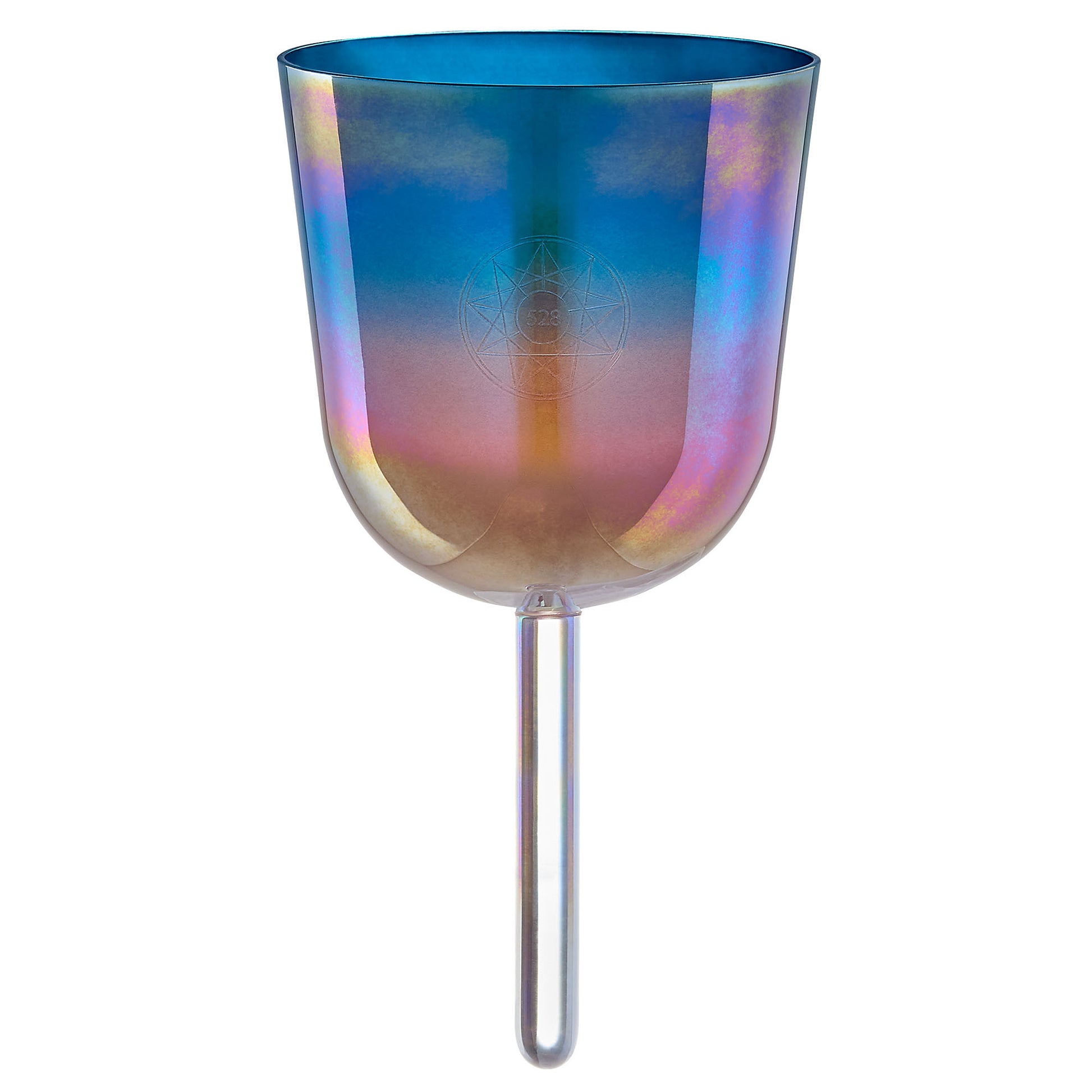 MEINL Sonic Energy 4.5" Essence Solfeggio Crystal Singing Bowl Mi 528 Hz, Sunrise Blue at Luna Panther
