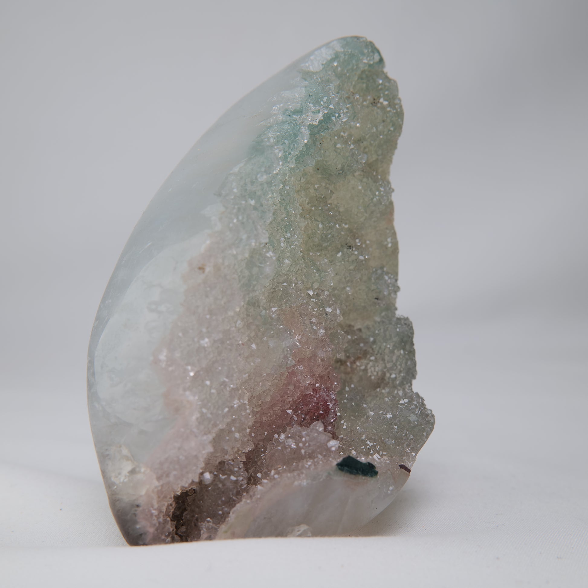 Rainbow Amethyst Druzy 446g, view 2