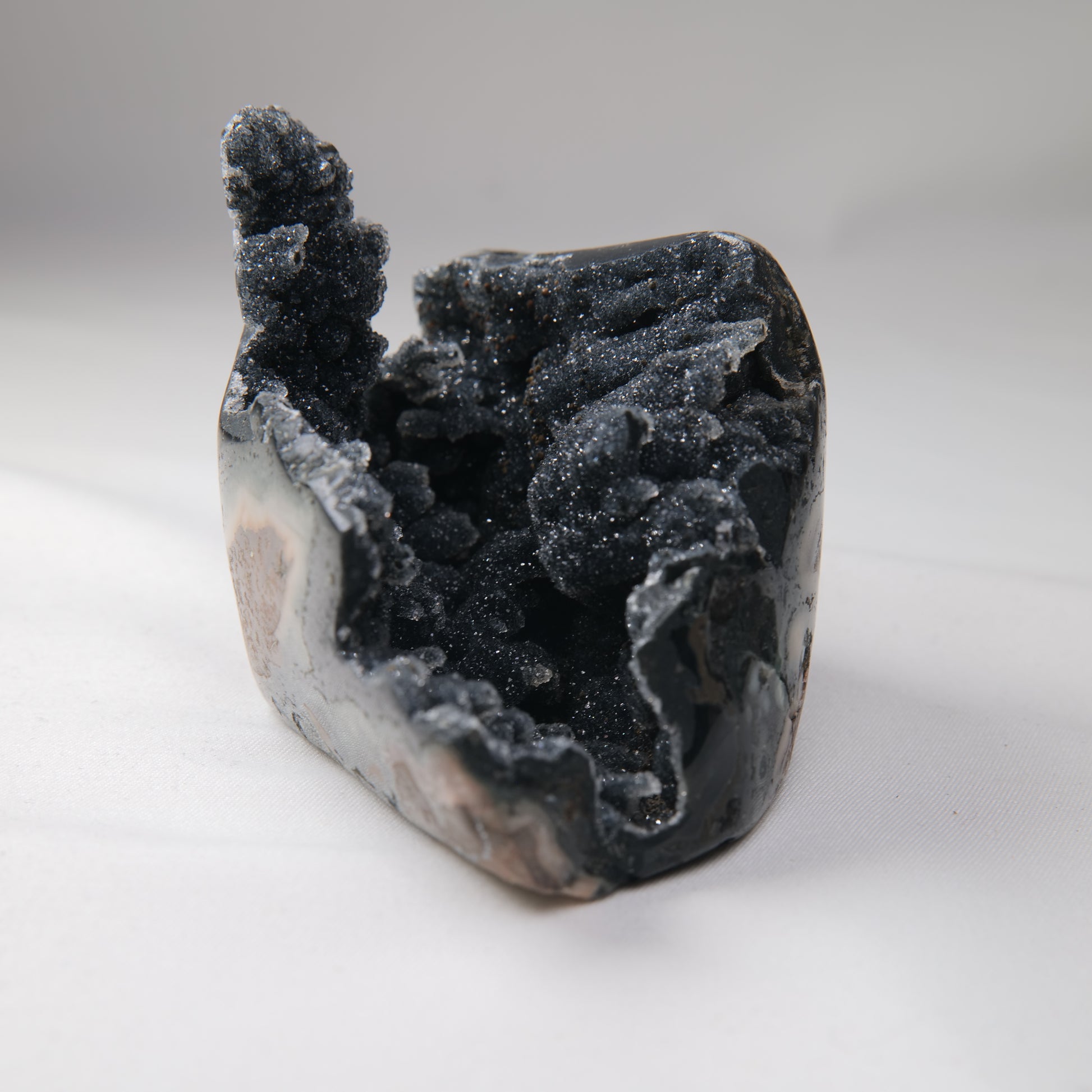 Sugar Amethyst Druzy Geode 235g, main view