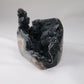 Sugar Amethyst Druzy Geode 235g, view 2