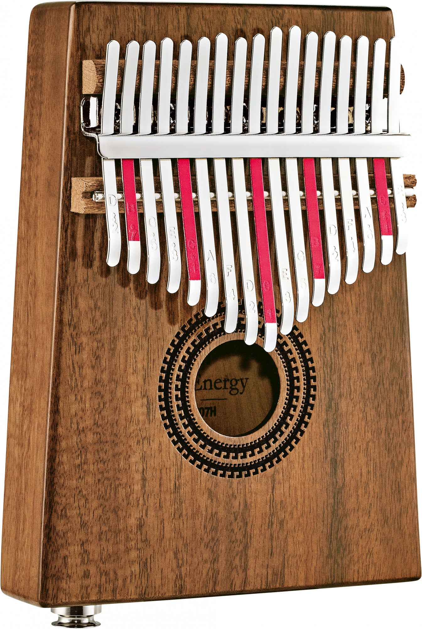 Meinl Sonic Energy Soundhole Pickup Kalimba - 17 notes, acacia detail view 10 at Luna Panther