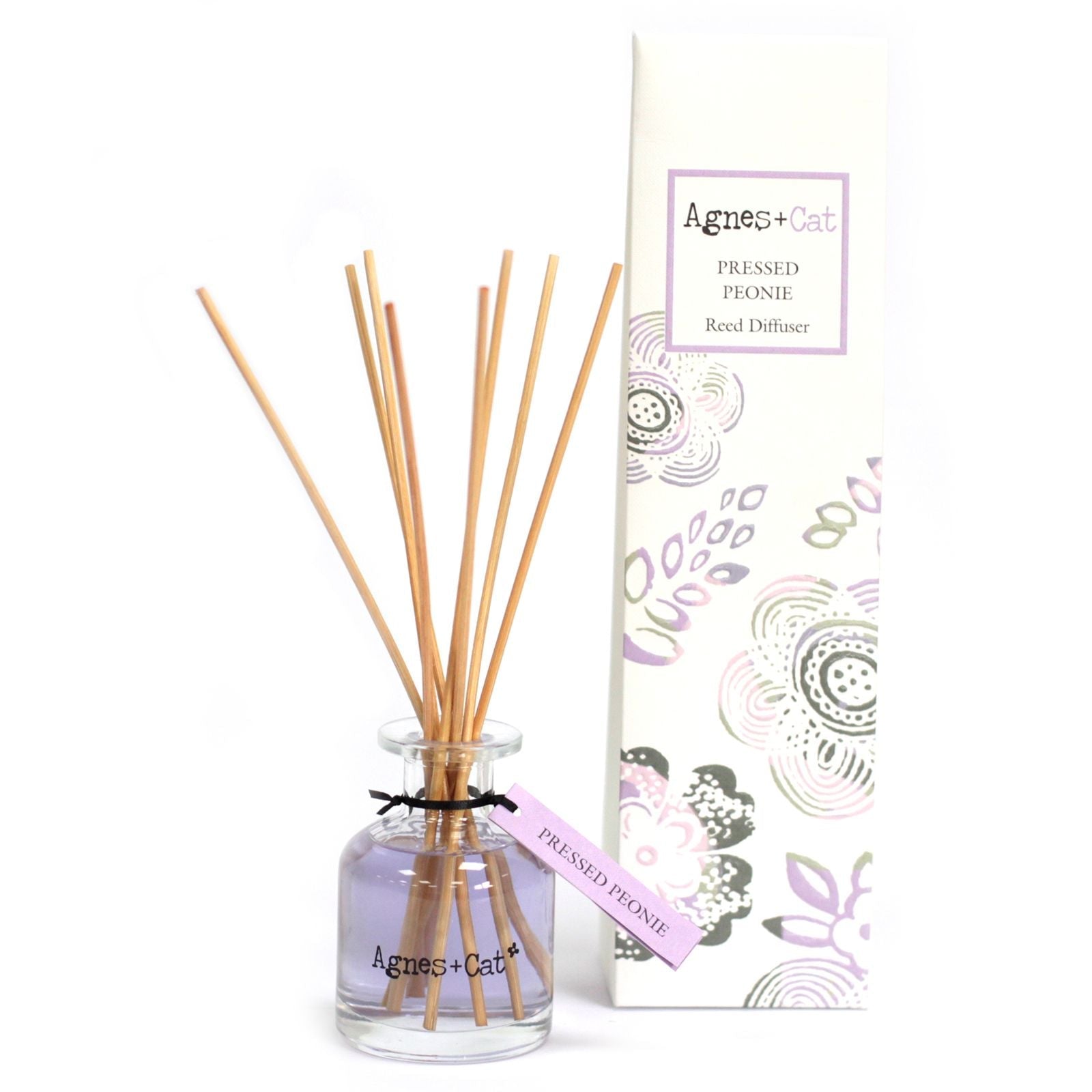 140ml Reed Diffuser - Pressed Peony - Luna Panther