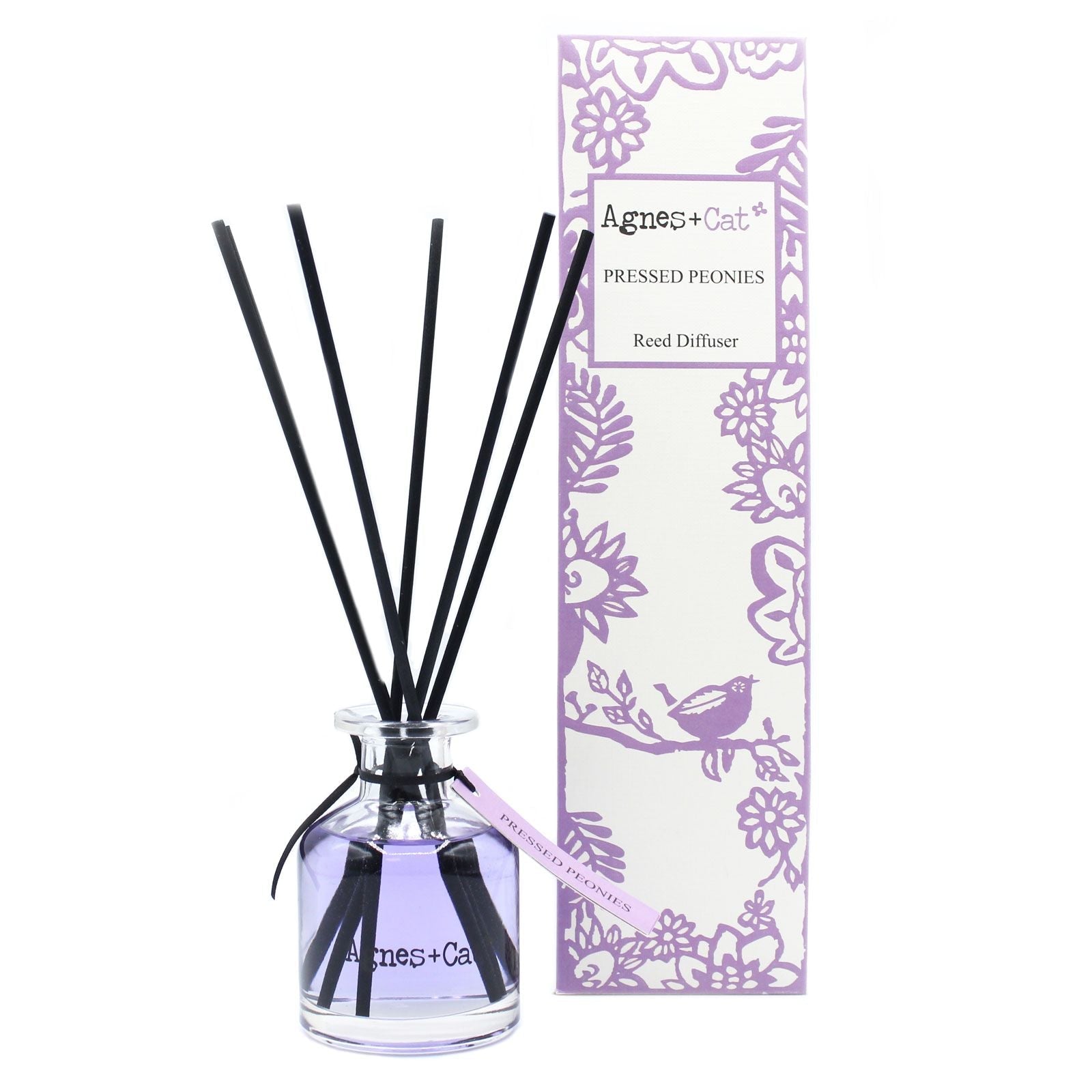 140ml Reed Diffuser - Pressed Peony - Luna Panther