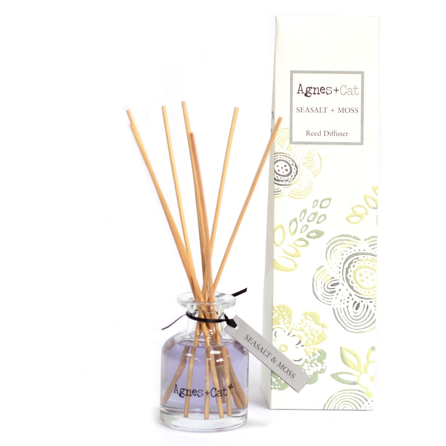 140ml Reed Diffuser - Sea Salt and Moss - Luna Panther