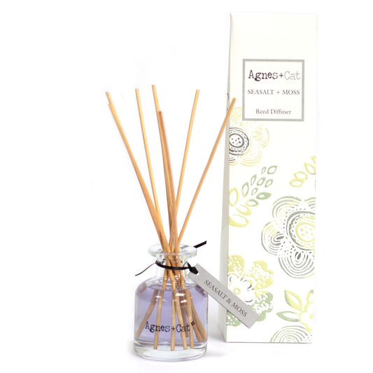 140ml Reed Diffuser - Sea Salt and Moss - Luna Panther