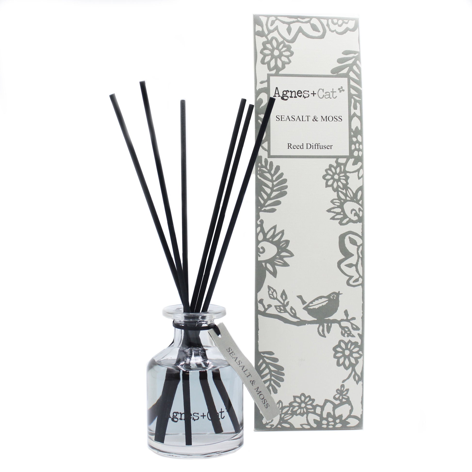 140ml Reed Diffuser - Sea Salt and Moss - Luna Panther