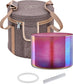 MEINL Sonic Energy 8" Essence Solfeggio Crystal Singing Bowl 174 Hz, Brandy Rose detail view 9 at Luna Panther