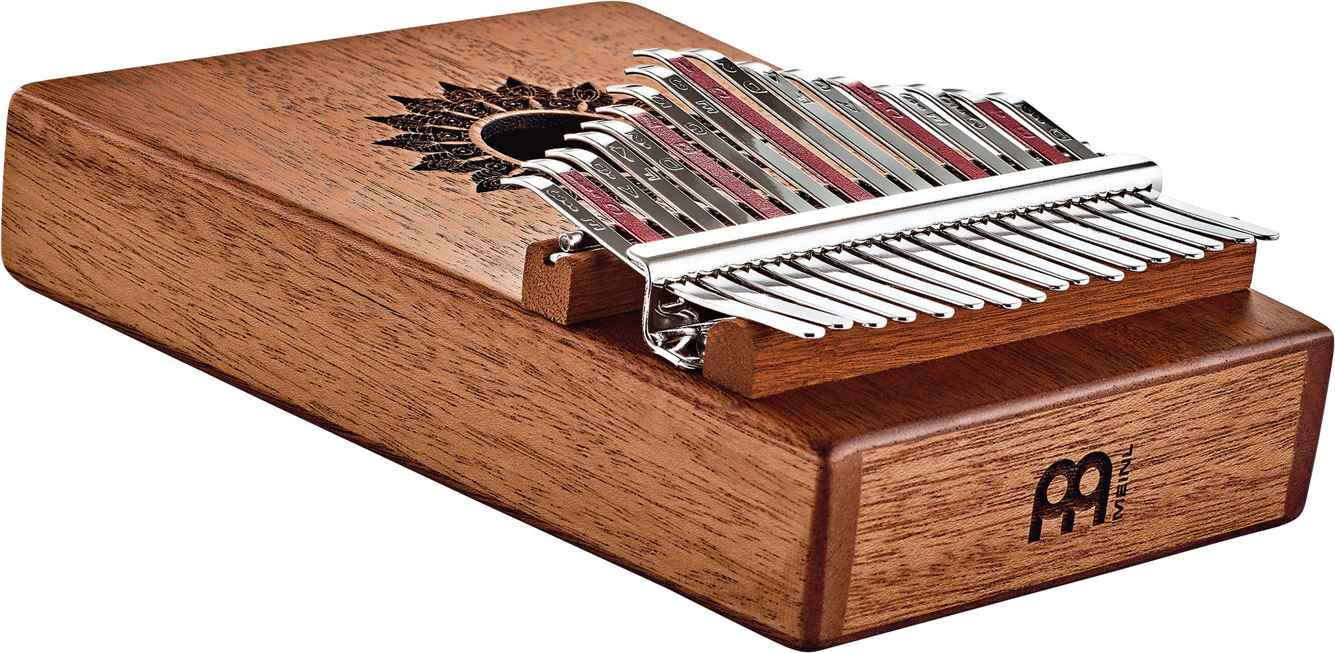 Meinl Sonic Energy Soundhole Pickup Kalimba - 17 notes, acacia detail view 9 at Luna Panther