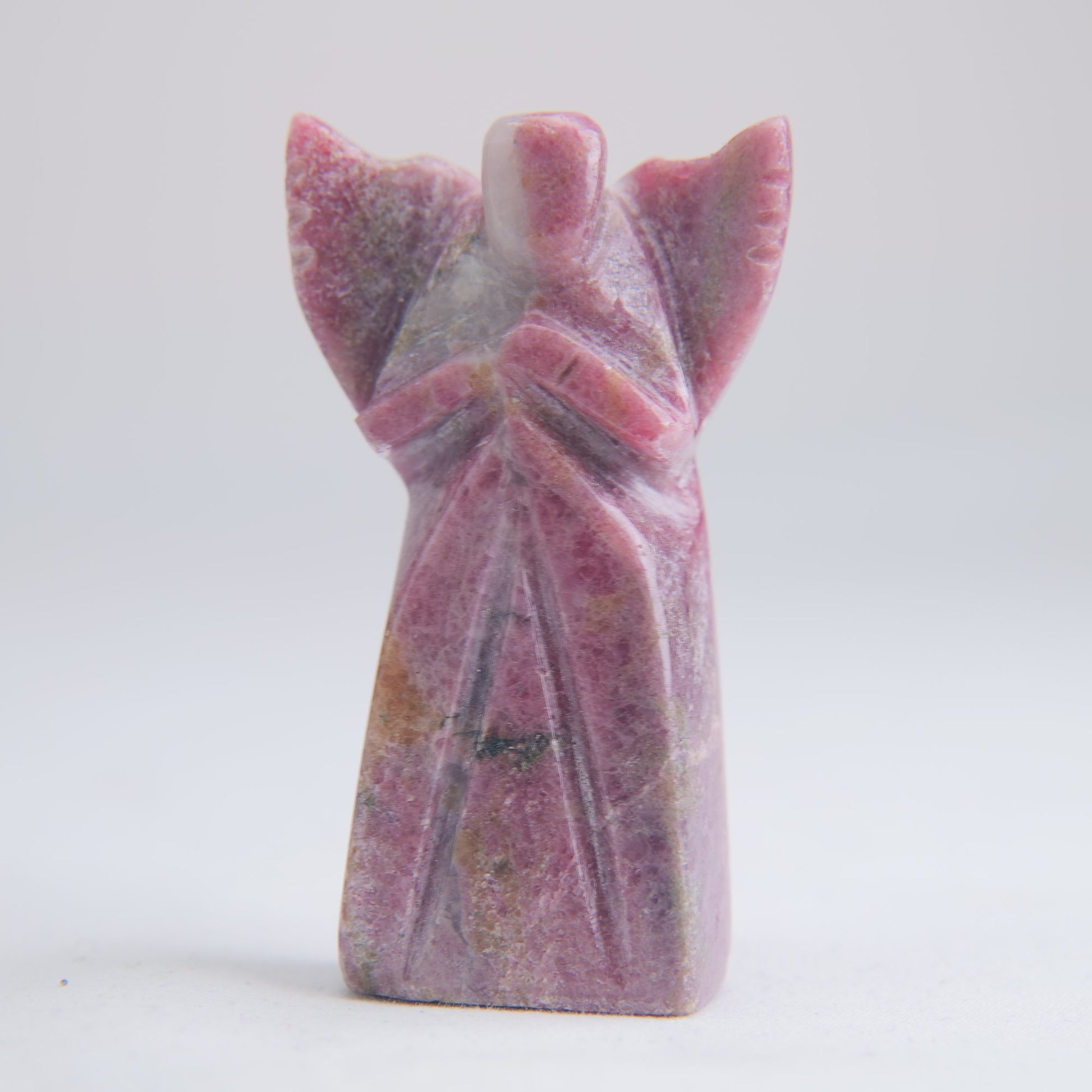 Rhodonite Crystal Angel 80g front