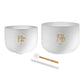 MEINL Sonic Energy 2-piece TCM Crystal Singing Bowl Yin & Yang Set at Luna Panther
