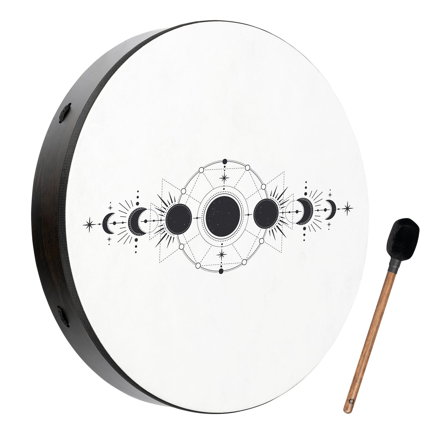 MEINL Sonic Energy Moon Phases Ritual Drum 22" - True Feel Synthetic Head detail view 6 at Luna Panther
