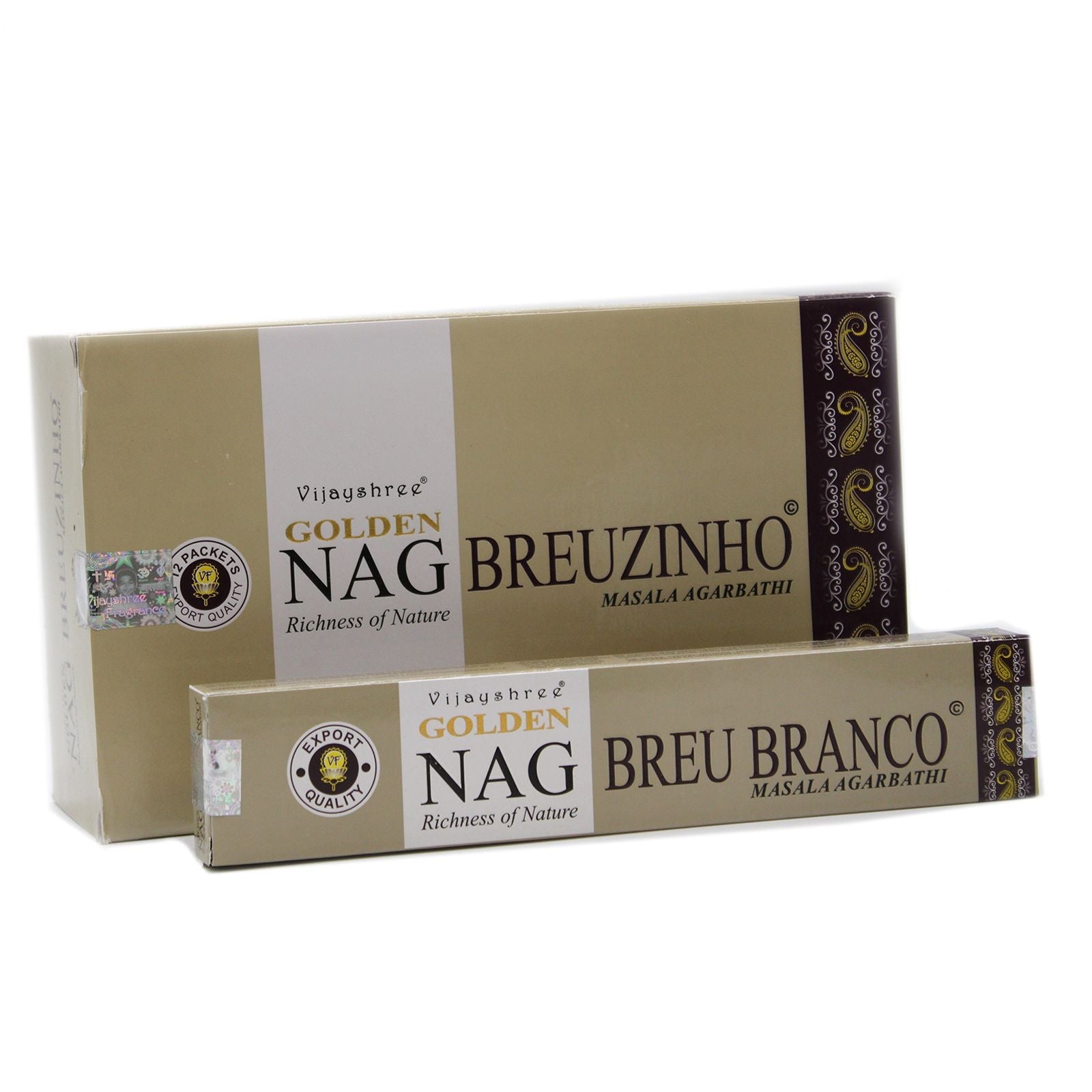 15g Golden Nag - Breuzinho 15g incense sticks at Luna Panther