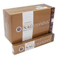 Polished 15G Golden Nag Chandan Incense featuring natural patterning and unique variations - Luna Panther