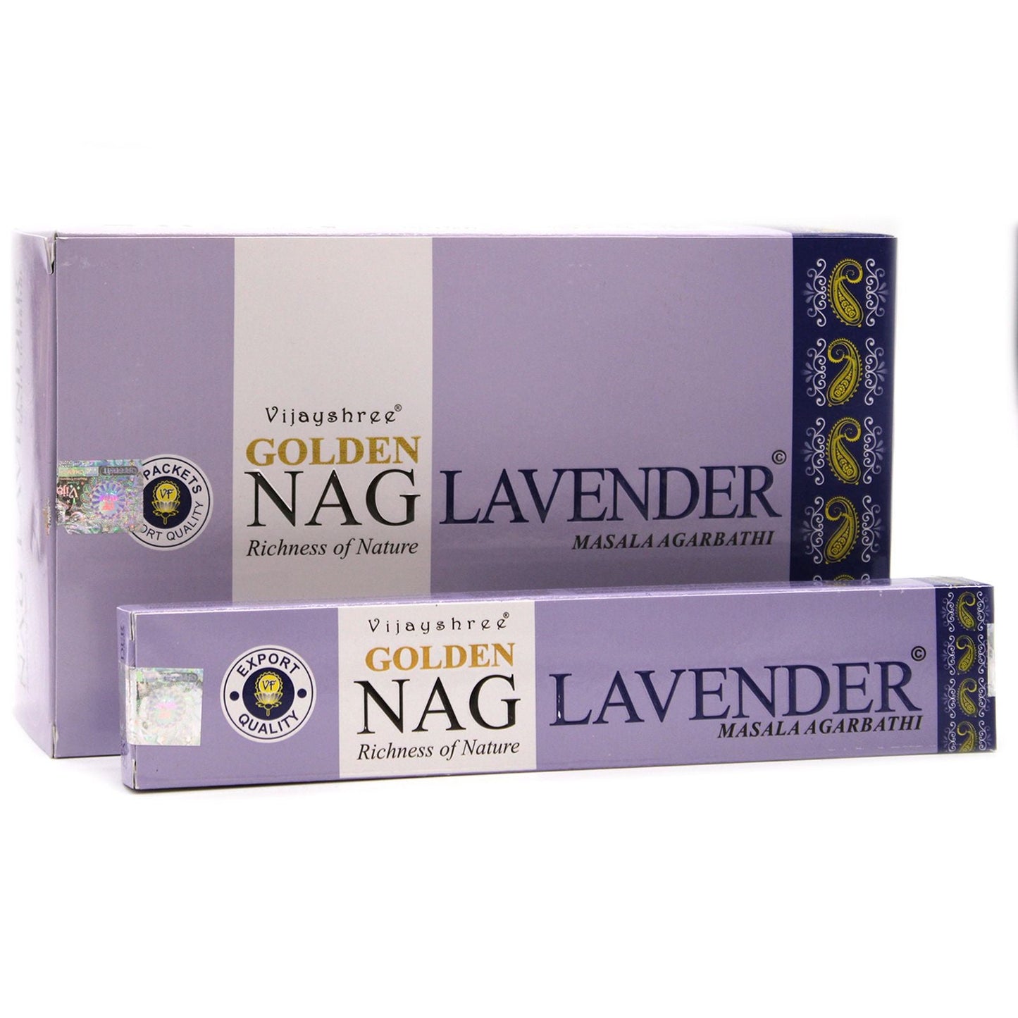 15g Golden Nag - Lavender 15g incense sticks at Luna Panther