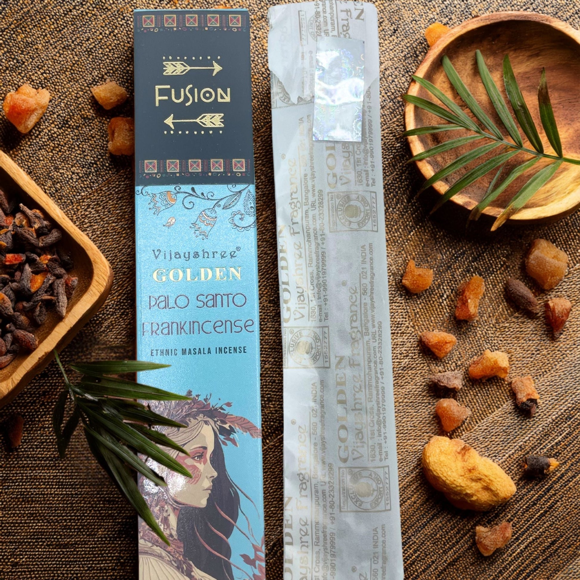 15g Golden Palo Santo and Frankincense - Luna Panther