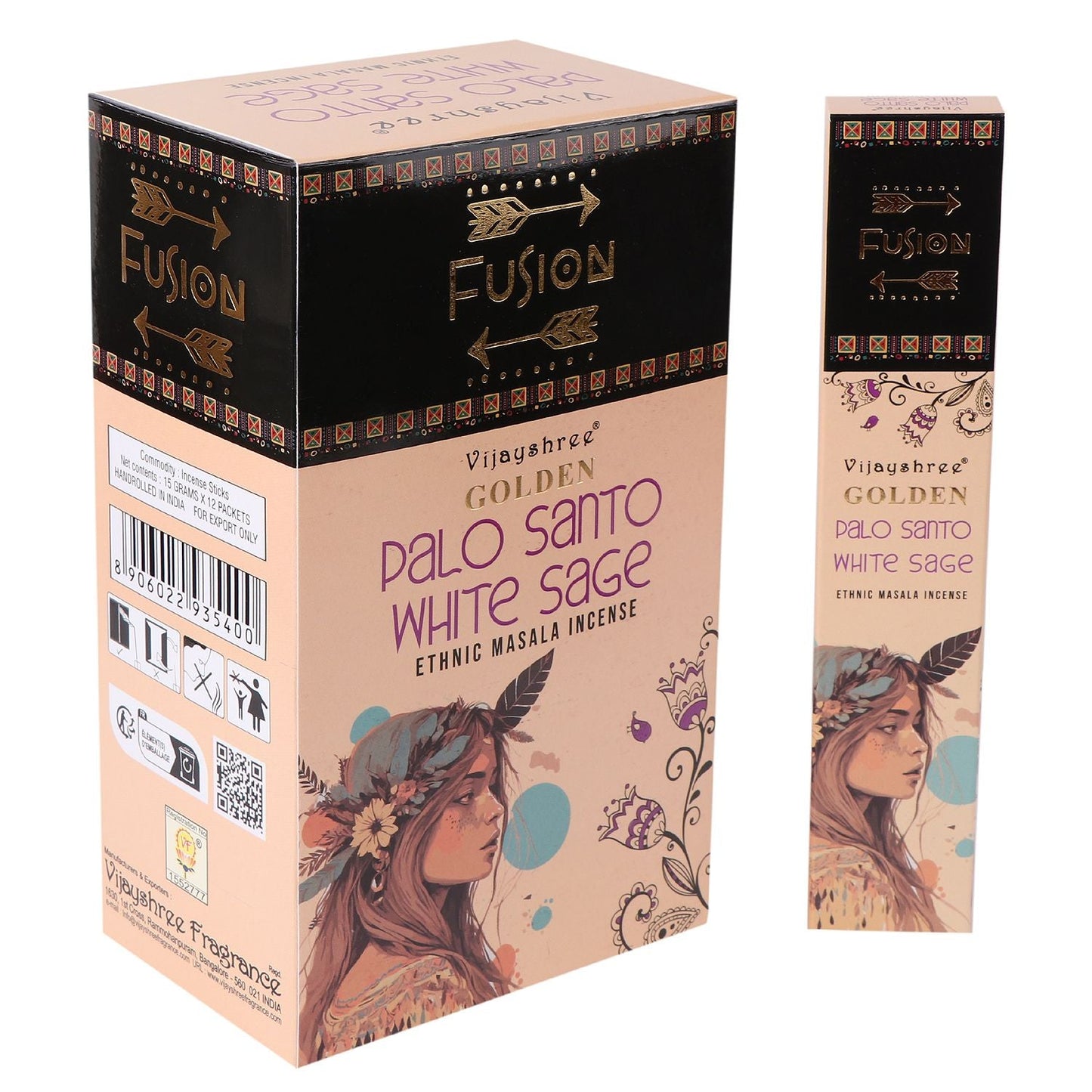 15g Golden Palo Santo and White Sage - Luna Panther