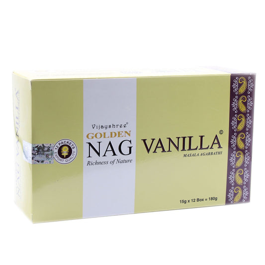 Polished 15G Golden Vanilla Incense featuring natural patterning and unique variations - Luna Panther alternate view