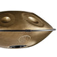 MEINL Sonic Energy Sensory Handpan Stainless Steel C# Minor 9 Notes 432 Hz - Vintage Gold detail view 9 at Luna Panther