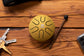 MEINL Sonic Energy Pocket Steel Tongue Drum 3" - A Major/6 Notes/440 Hz - Om/Gold detail view 6 at Luna Panther